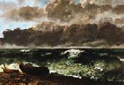 Gustave Courbet The Stormy Sea(or The Wave oil painting on canvas